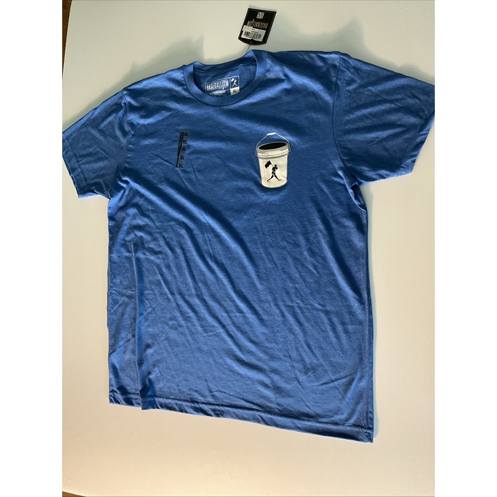 Baseballism Men's XL Blue Baseball Graphic T-Shirt NWT America's Brand